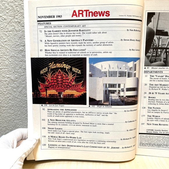 ARTnews 1983. Collectible. EUC - Picture 3 of 9